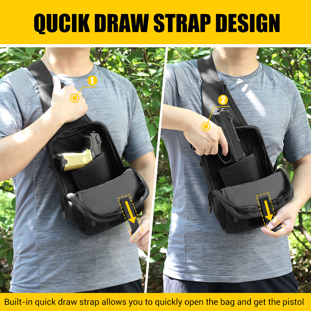 Tactical Pistol Gun Bag Concea - Edc Carry Gun avis et prix