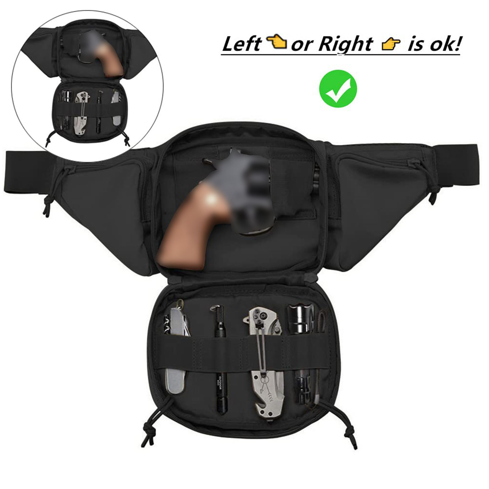 Tactical Fanny Pack Gun Holste - Edc Carry Gun avis et prix