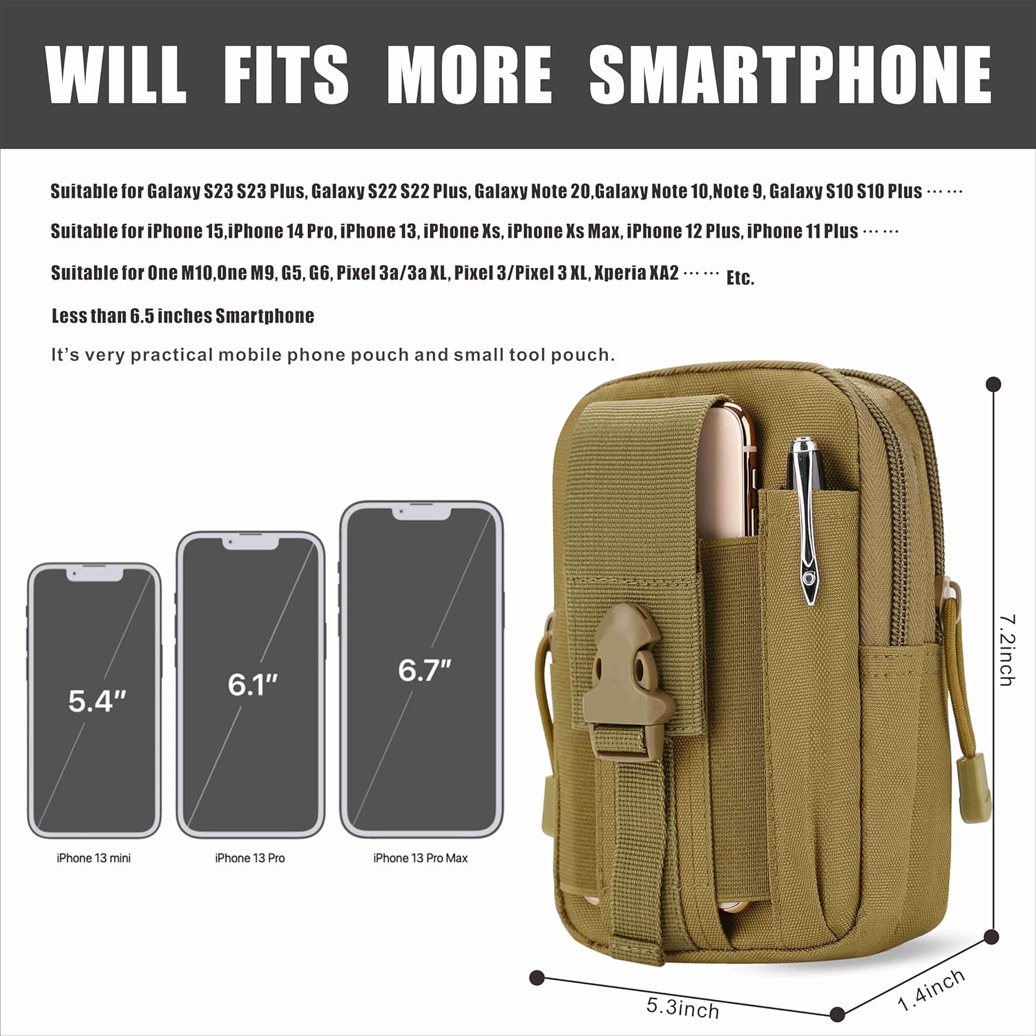 Tactical Waist Pouch EDC Molle - Edc Carry Bag For Men avis et prix