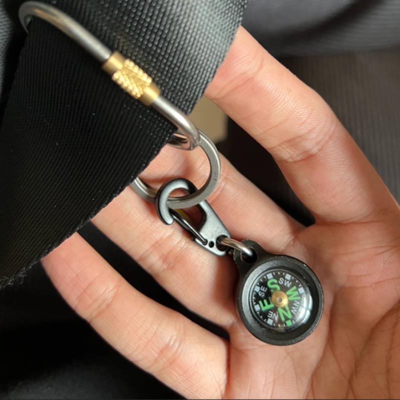 Mini Aluminum Alloy Compass Ke - Compass Keychain Mini avis et prix