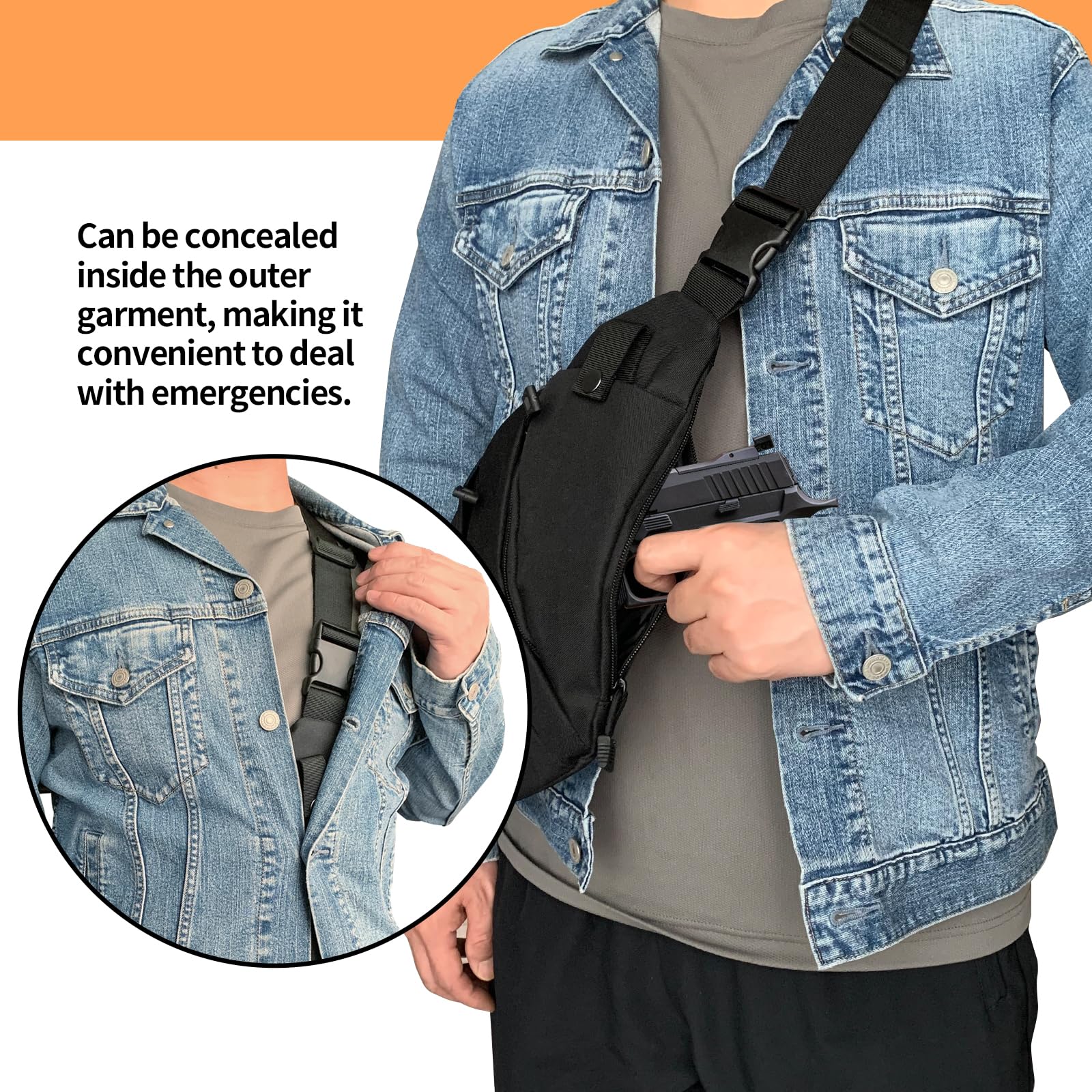 Tactical Crossbody Sling Bag E - Edc Carry Bag For Men avis et prix
