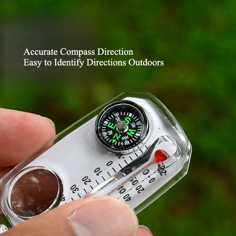 Outdoor Survival Compass Keych - Compass Keychain Mini avis et prix