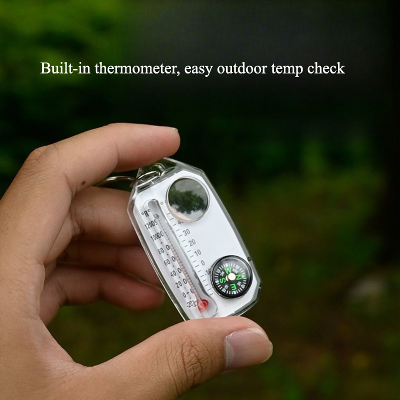 Outdoor Survival Compass Keych - Compass Keychain Mini avis et prix