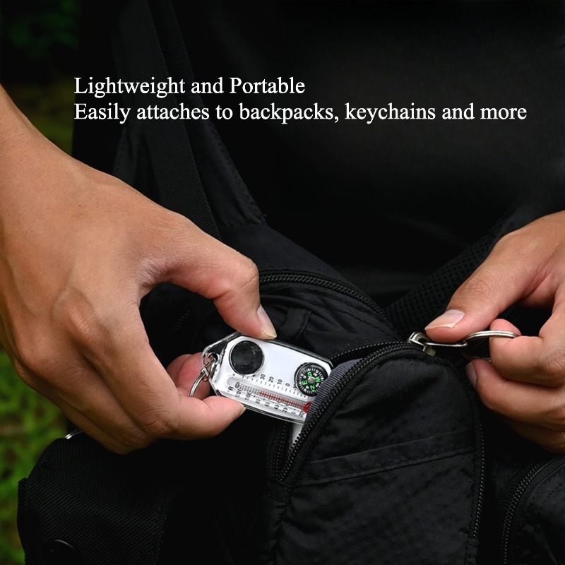 Outdoor Survival Compass Keych - Compass Keychain Mini avis et prix