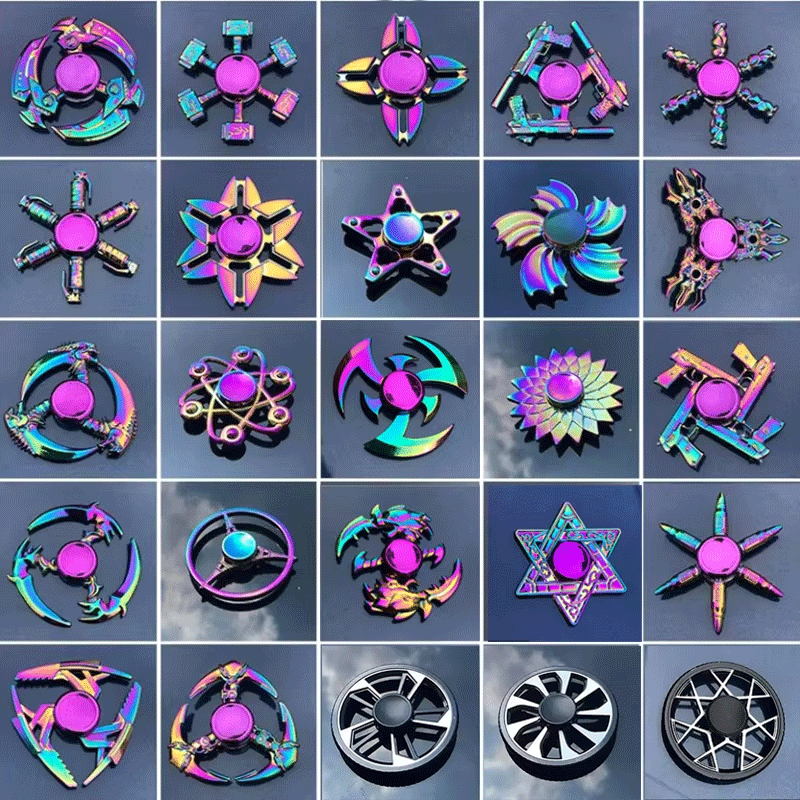 Metal Fidget Spinner Rainbow C - Fidget Spinner Bearing avis et prix