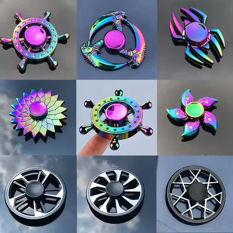 Metal Fidget Spinner Rainbow C - Fidget Spinner Bearing avis et prix