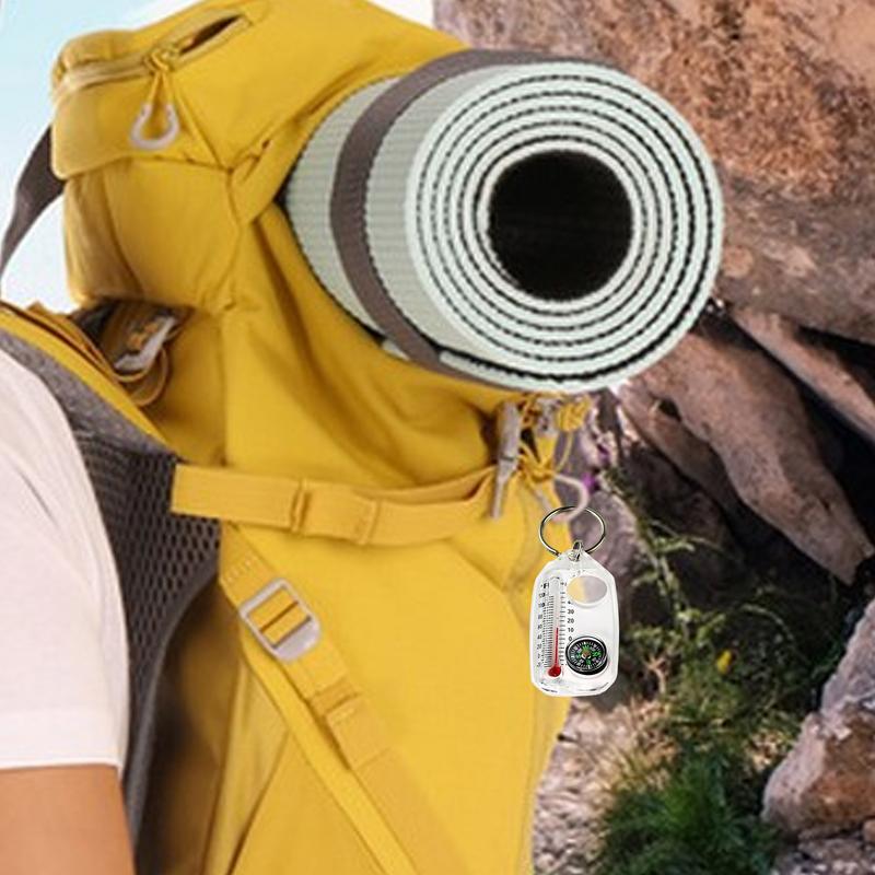 Outdoor Mini Buckle Compass Su - Compass Keychain Mini avis et prix