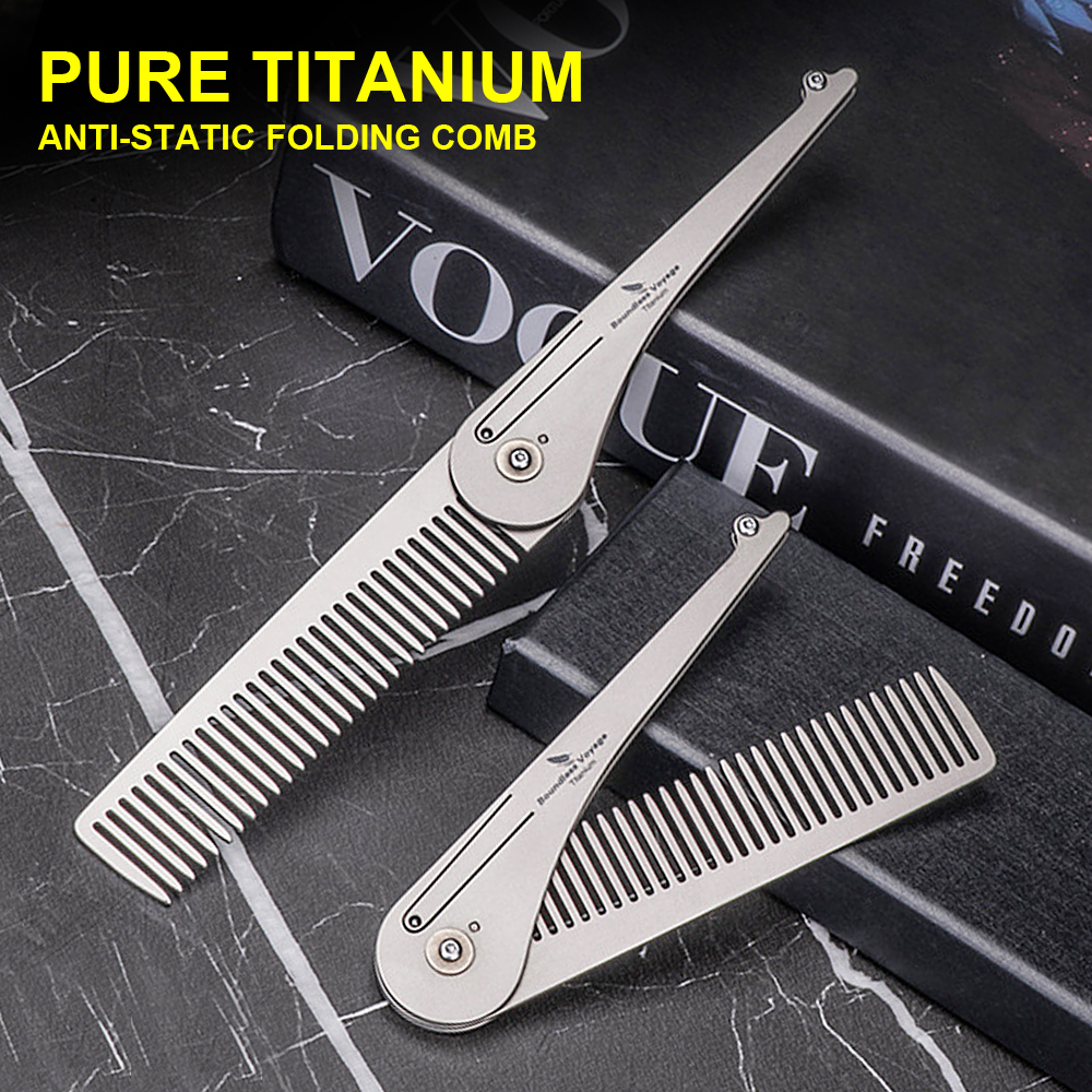 Pure Titanium Anti-Static Fold - Comb Pocket Titanium avis et prix