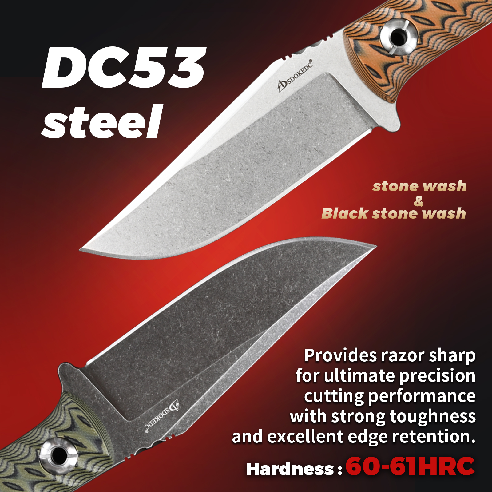 SDOKEDC Portable EDC Carry Cut - Edc Carry Fixed Blade avis et prix