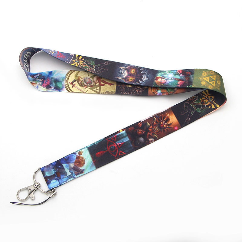 Cartoon Game Lanyards for Key  - Carabiner Keychain avis et prix