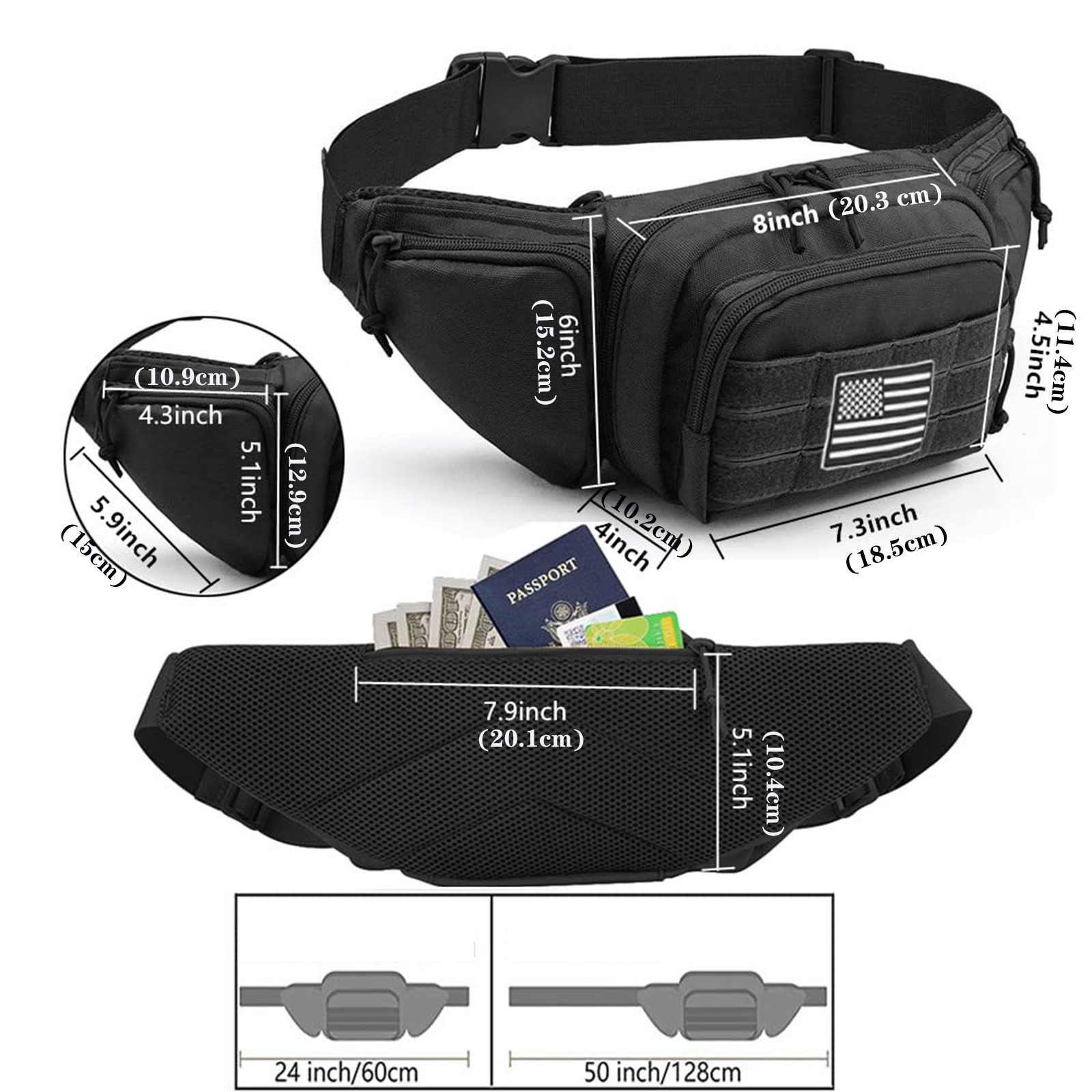 Tactical Fanny Pack Gun Holste - Edc Carry Bag For Men avis et prix