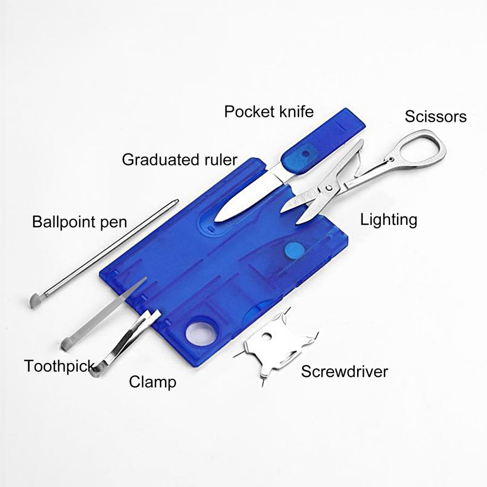 8Pcs Pocket Tool Set Portable  - Multitool Credit Card avis et prix