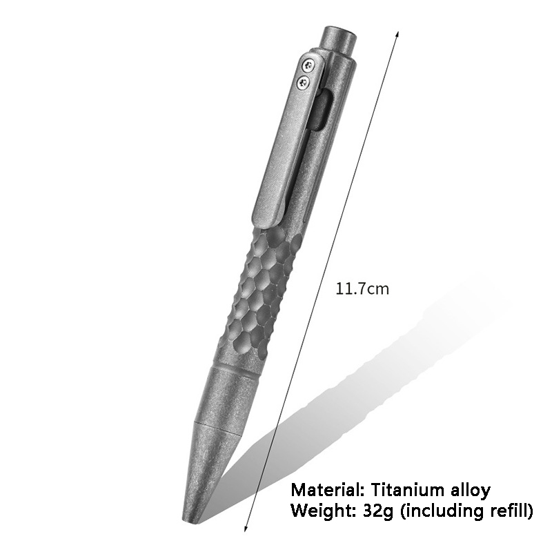 Titanium alloy signature pen p - Edc Carry Essentials avis et prix
